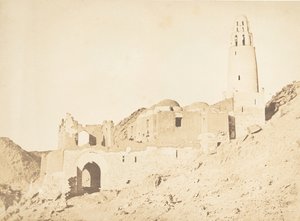 Moschea di Belal, a sud di Philae Riva destra, 11 aprile 1850 da Maxime Du Camp