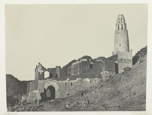 Moschea di Bellal nel Villaggio di Bab; Nubia da Maxime Du Camp