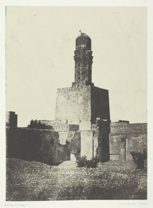Moschea del Califfo Haakem Biamrillah, Il Cairo, 1849-51, stampato 1852 da Maxime Du Camp