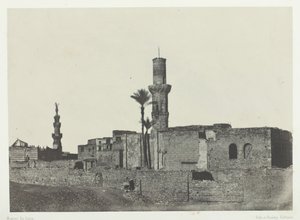 Moschea vicino a Bab-el-Saïda, Il Cairo da Maxime Du Camp