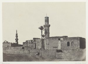 Moschea vicino a Bab-el-Saïda, Il Cairo da Maxime Du Camp