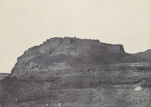Nubia. Fortezza di Ibrym Antica Premmis. Veduta presa a sud, 1850 da Maxime Du Camp