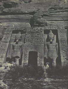 Nubia. Ibsamboul. Entrata del Tempio di Hathor, 1850