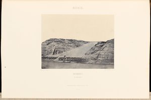 Nubia. Ibsamboul. I due speos da Maxime Du Camp