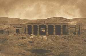 Palazzo di Gournah Menephtéun a Tebe, 1849-50 da Maxime Du Camp