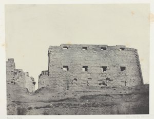 Palazzo di Karnak, Grandi Piloni del Sud-Ovest; Tebe da Maxime Du Camp