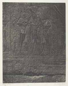 Palais de Karnak, Sculture Esterne del Santuario di Granito; Tebe da Maxime Du Camp