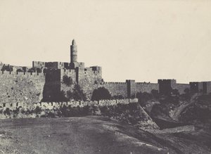 Palestina. Gerusalemme. Parte occidentale delle mura