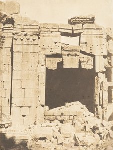 Porta del Tempio di Giove, a Baalbek Heliopolis da Maxime Du Camp
