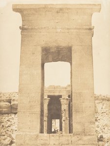 Propylon del Tempio di Dandour Tropico del Cancro, aprile 1850 da Maxime Du Camp