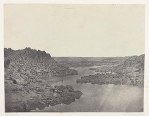 Sortie de la Première Cataracte, Haute-Egypte da Maxime Du Camp