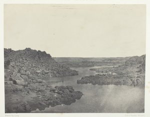 Sortie de la Première Cataracte, Haute-Egypte, 1849-51, stampato 1852