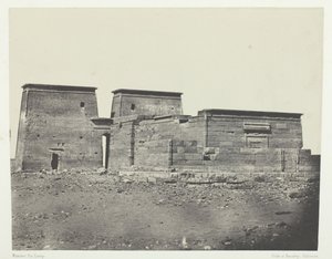 Tempio di Dakkeh Antica Pselcis, Nubia da Maxime Du Camp