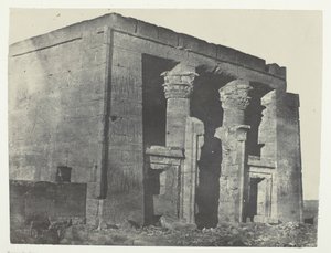Tempio di Dakkeh, Naos, Nubia, 1849-51, stampato 1852 da Maxime Du Camp