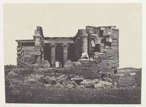Tempio di Maharakkah Hiera Sycaminos dei Greci, Nubia da Maxime Du Camp