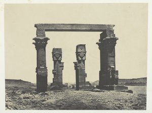 Tempio di Kardassy, Nubia da Maxime Du Camp
