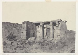 Tempio di Tafeh (Antica Taphis), Nubia da Maxime Du Camp