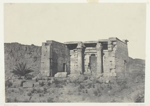 Tempio di Tafeh, Nubia da Maxime Du Camp