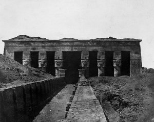 Tempio di Denderah, Alto Egitto, 1852