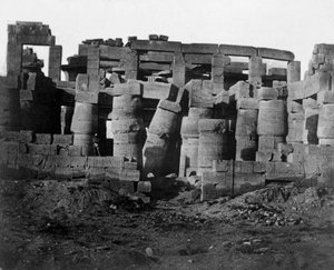 Rovine del tempio, Egitto da Maxime Du Camp
