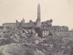 Tebe. Palazzo di Karnak. Santuario di Granito e Sala Ipostila, 1850