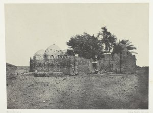 Tomba di Cidi-Abdellah-el-Marabout, Alta Egitto da Maxime Du Camp