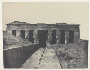 Vista Generale, Grande Tempio di Dendera (Teutyres), Alto Egitto da Maxime Du Camp