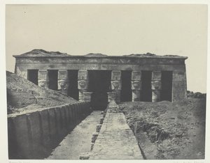 Vue Générale, Grand Temple de Dendérah Teutyres, Alta-Egitto da Maxime Du Camp