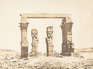 Vista del Tempio di Kardassy, 9 aprile 1850