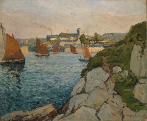 Douarnenez al sole da Maxime Emile Louis Maufra