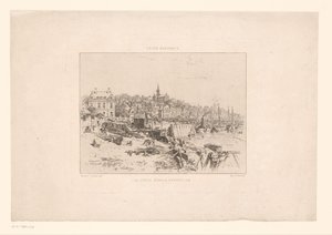 Veduta del porto di Trouville da Maxime François Antoine Lalanne