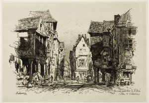 Un vecchio quartiere di Vitré, Ille-et-Vilaine