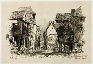 Un vecchio quartiere di Vitré, Ille-et-Vilaine da Maxime Lalanne
