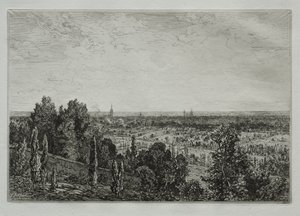 Bordeaux, vista dalla costa di Cénon da Maxime Lalanne