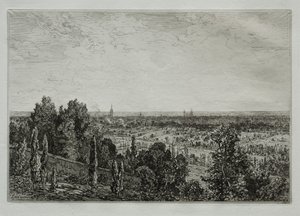 Bordeaux, vista dalla costa di Cénon