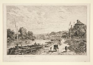 Le rive della Senna da Maxime Lalanne