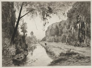 Canale a Pont Sainte-Maxence da Maxime Lalanne