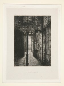 Le Vestibule, pl. 3 dalla suite Chez Victor Hugo da Maxime Lalanne