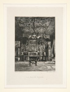 Il salone rosso, tav. 5 dalla suite Chez Victor Hugo da Maxime Lalanne