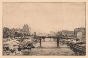 Parigi, vista dal Ponte della Concordia da Maxime Lalanne