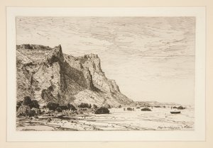 Spiaggia delle mucche nere a Villiers (Calvados)
