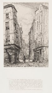 Rue des Marmousets (Vecchia Parigi) da Maxime Lalanne