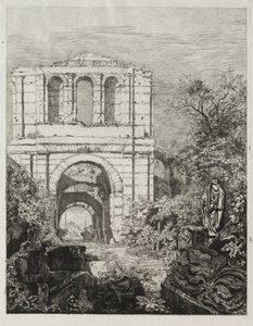 Rovine del Palazzo Lallien da Maxime Lalanne