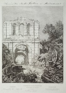 Rovine del Palazzo di Gallieno a Bordeaux da Maxime Lalanne