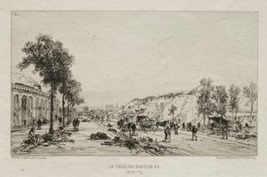 Souvenirs artistiques du Siège de Paris: Le Cavalie (Bastion 63) da Maxime Lalanne