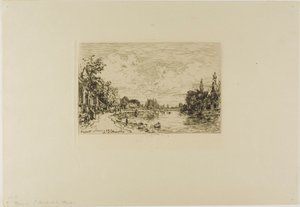 Veduta di Nogent da Maxime Lalanne