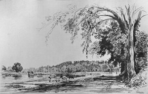 Vista di Richmond dal Tamigi, 1871