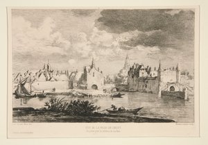 Veduta della città di Delft da Maxime Lalanne