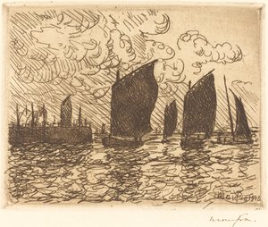 Ritorno delle barche da Maxime Maufra