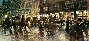 La Ringstrasse di notte, Vienna